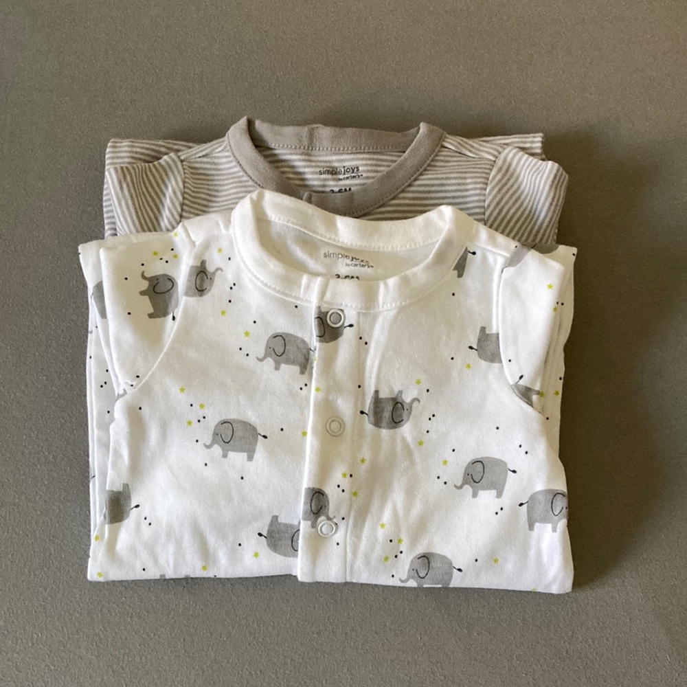 3-6m pajamas bundle - Simple Joys by Carter’s